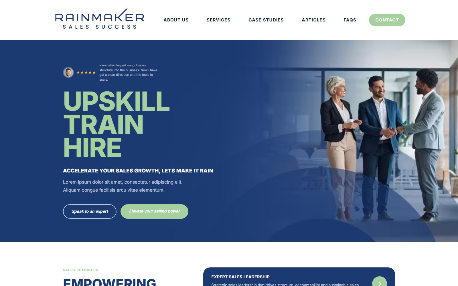 Rainmaker Sales Success